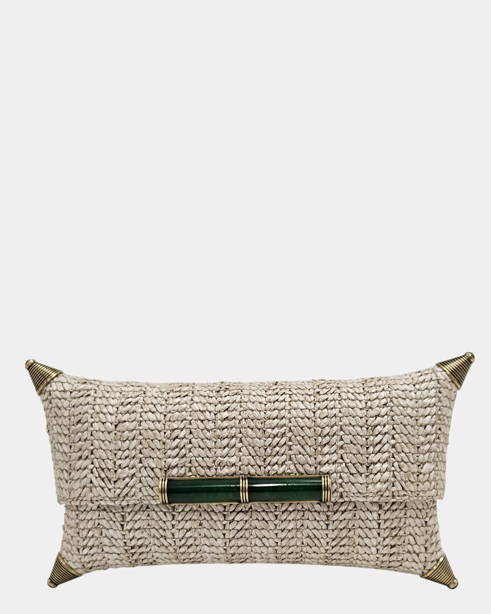 CLUTCH VIOLA OOFWHITE  GREEN