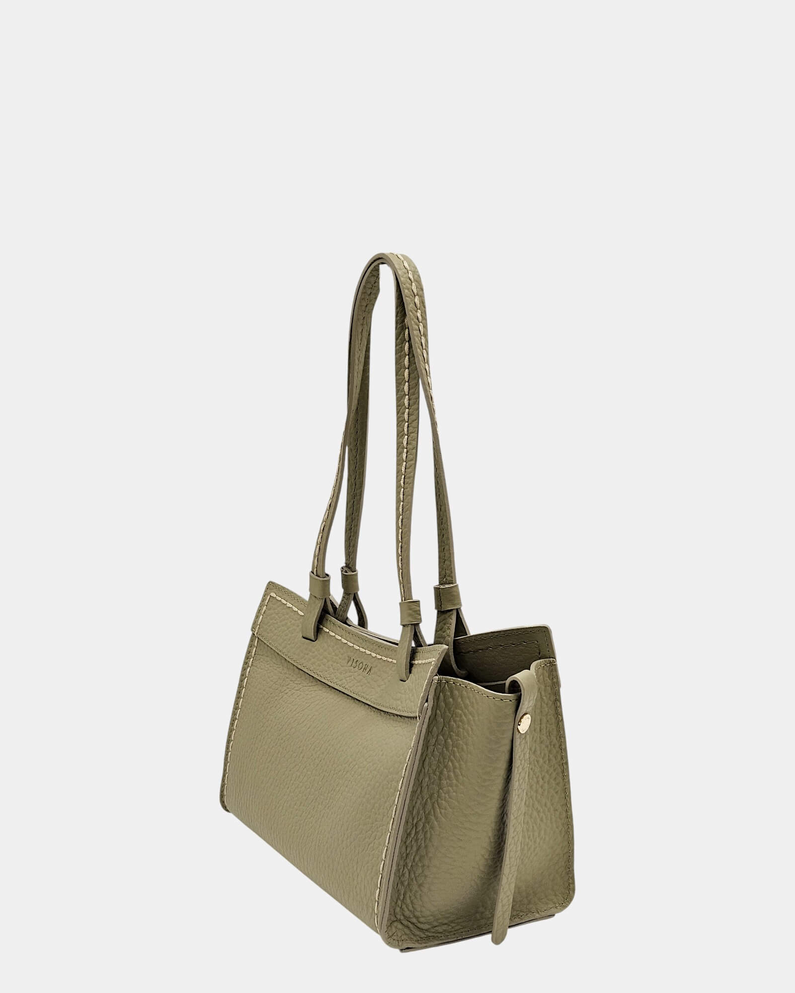 Bolso de hombro Queen Salvia en Piel
