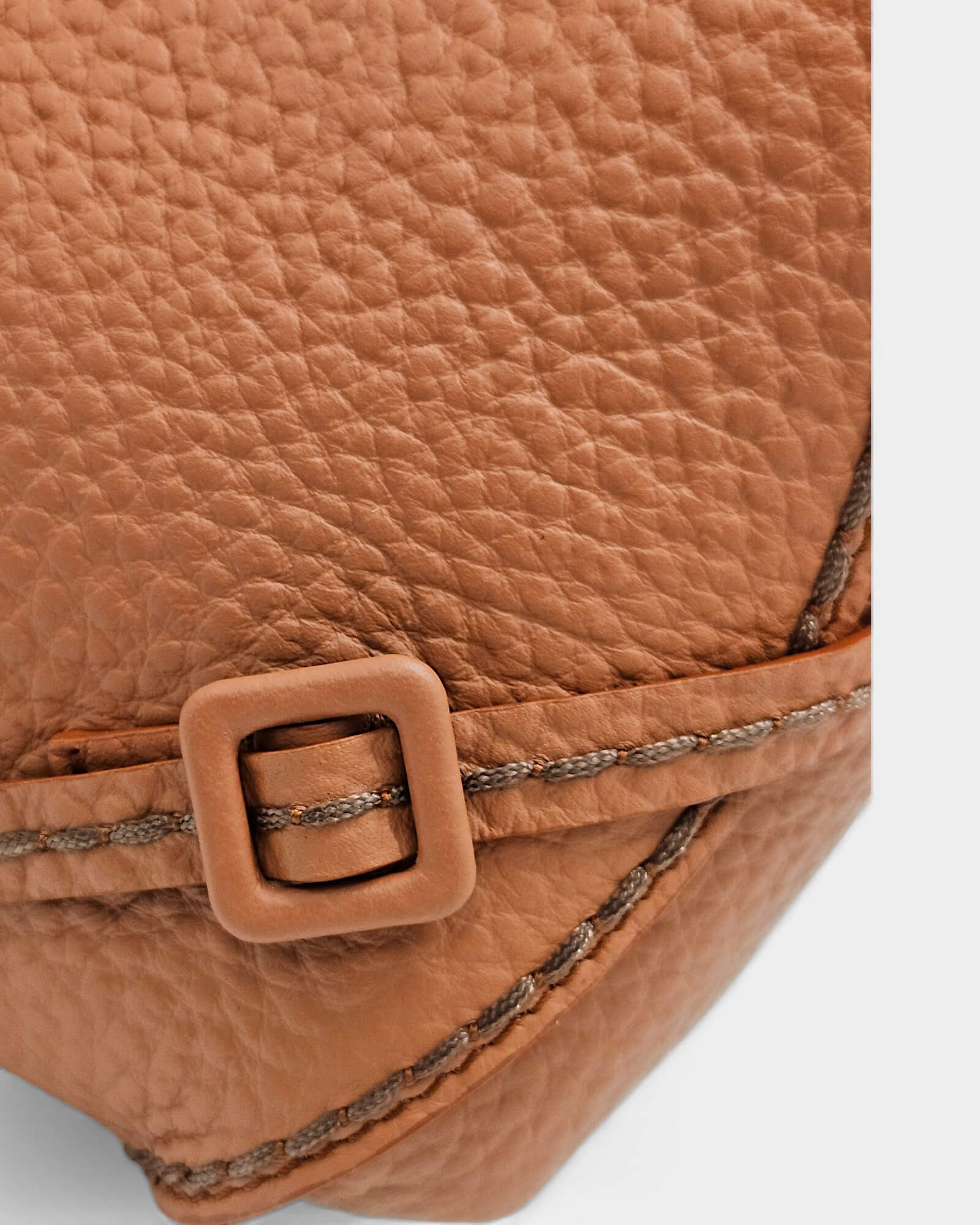 Bolso de Mano Vita Queen Blush en Piel Graneada