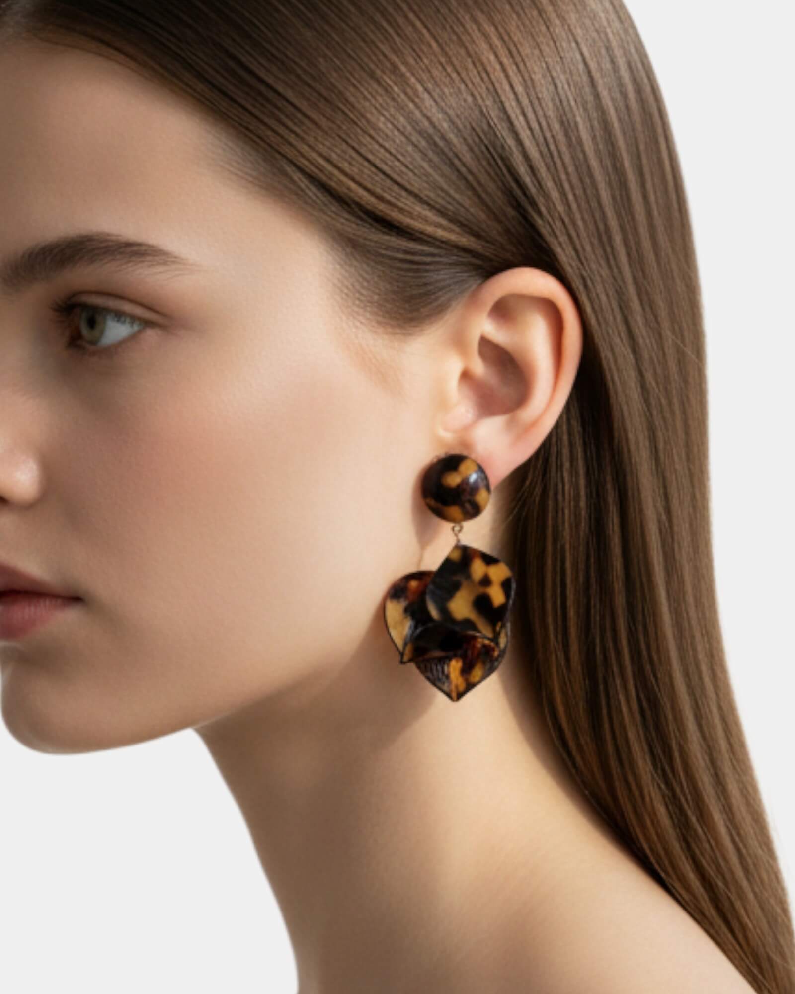 Pendientes Largos Begonia Carey