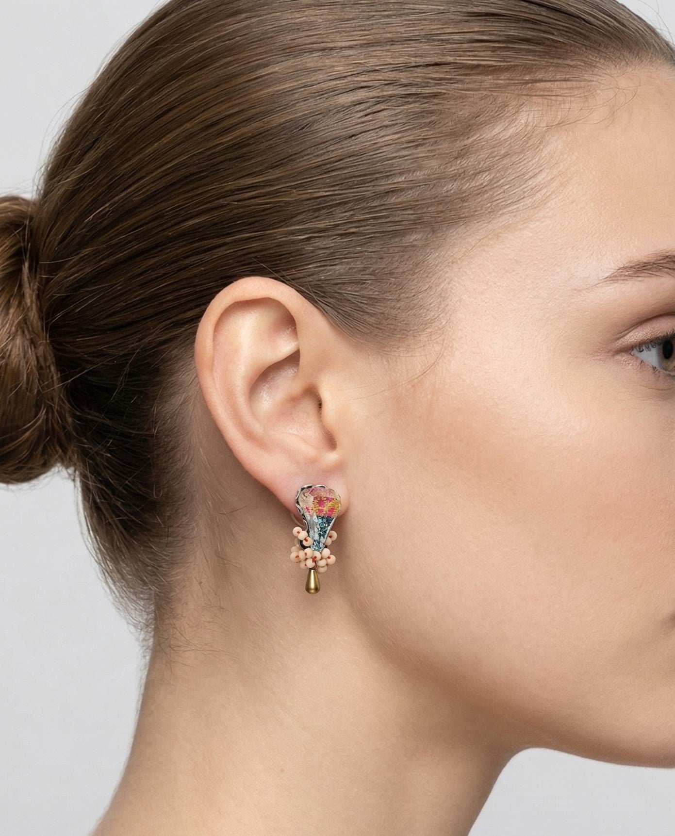 Pendientes cortos Dawn cristal