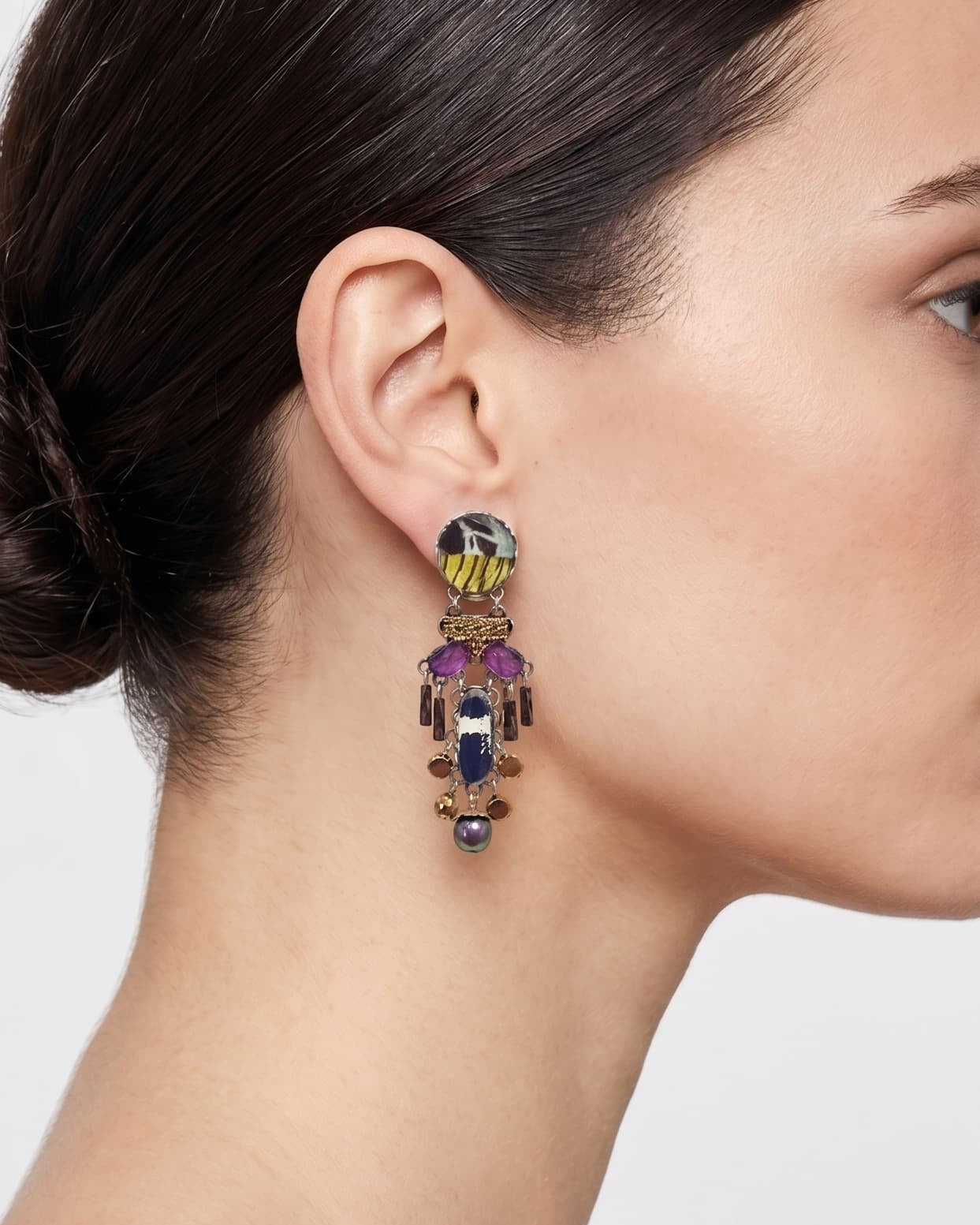 Violet Chrysalis Earrings