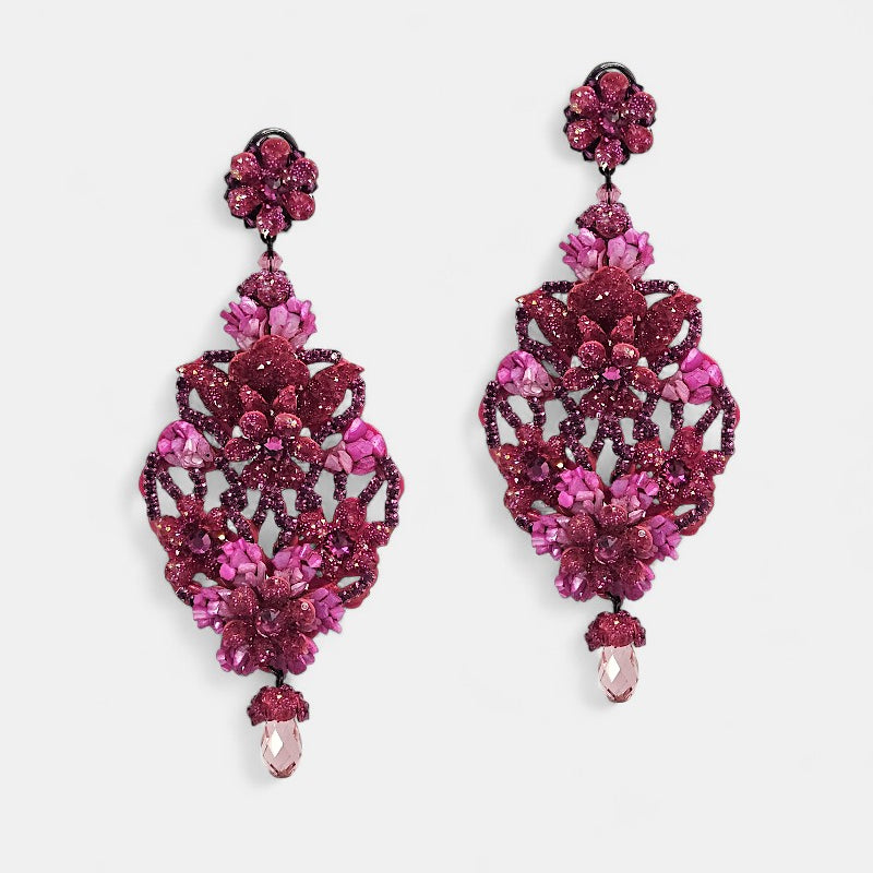 Pendientes de Fiesta Jardín de Baco